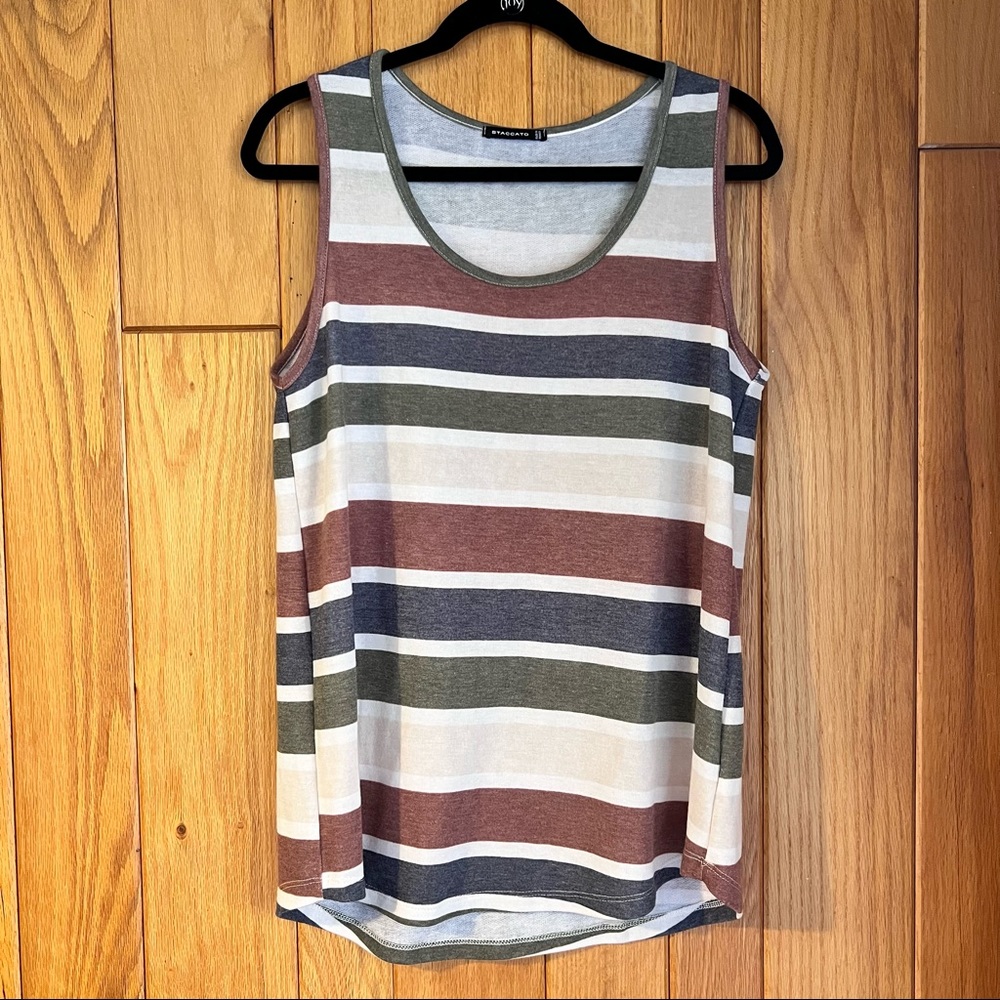 Staccato Multi-Color Stripe Tank